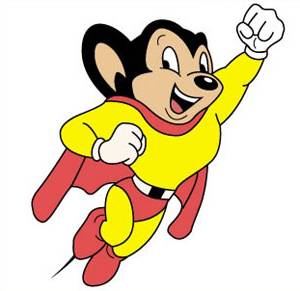 Mighty Mouse Sticker Color