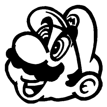 Mario Head auto sticler