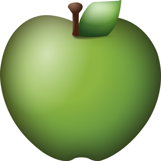 Apple GREEN_Emoji