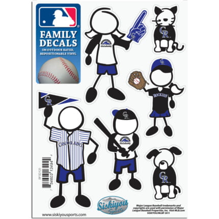 Rockies Stick Family Decal Pack