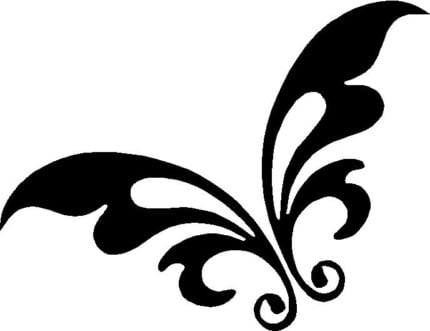 Butterfly Sticker Abstract