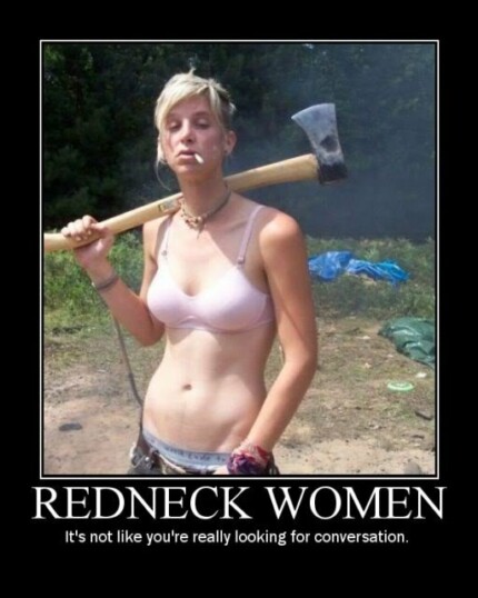 Funny Redneck Women Sticker