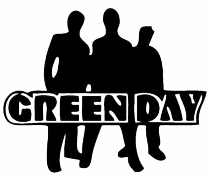 Green Day Band Vinyl Decal Sticker