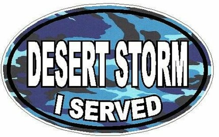 I Served Desert Storm FILLS Camo Blue