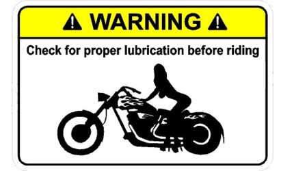 Lubrication Motorcycle Sticker Pack