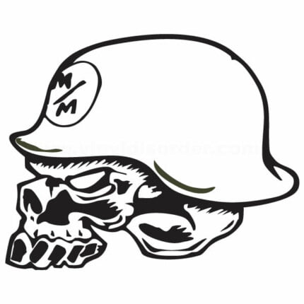Metal Mulisha Skull 2 Car Emblem Logo Vinyl Decal Stickers