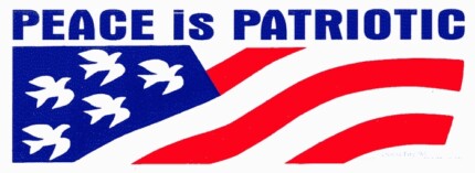 peace_is_patriotic bumper sticker