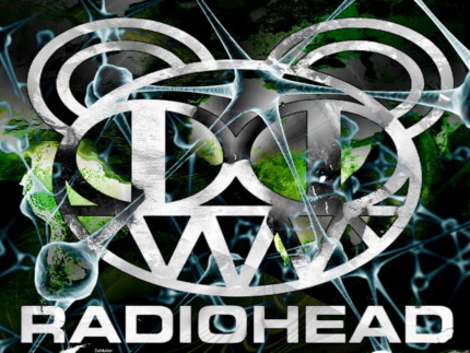 Radiohead 2 Color Band Decal