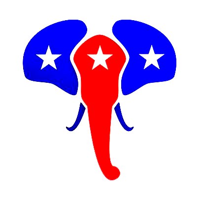 republican elephant sticker 2