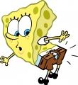 Spongebob squarepants fart sticker