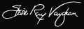 Stevie Ray Vaughan Signature Vinyl Decal Sticker