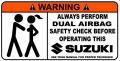 Suzuki Funny Warning Sticker 4