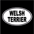 Welsh Terrier Oval Decal