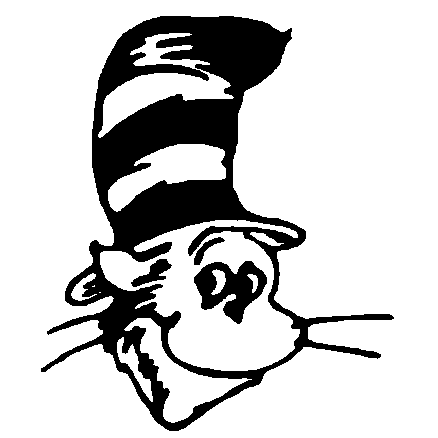 Cat In the Hat Decal