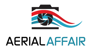 aerial affair logo sticker