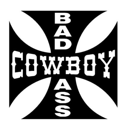 Bad Ass Cowboy Decal