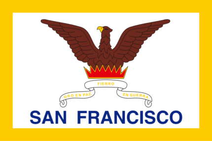 California San Francisco City Flag Decal