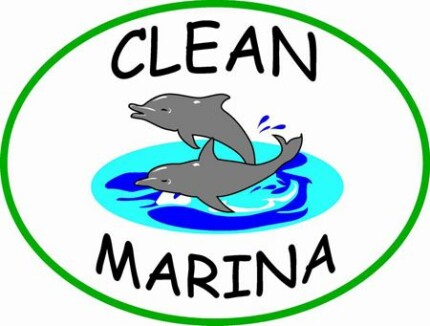 Clean Marina Logo Sticker 3