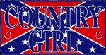 country girl rebel sticker
