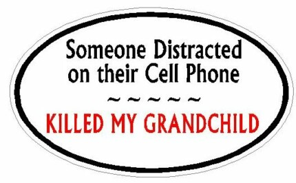DISTRACTED DRIVER OVAL - Grandchild