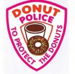 Donut Police Funny Sticker