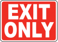 Exit Signs and Labels