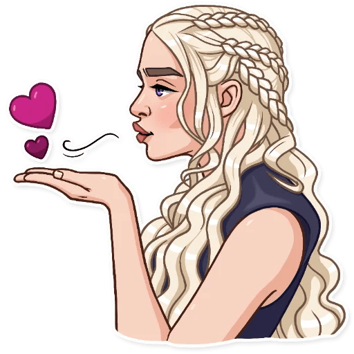 Game Of Thrones Daenerys Custom Stickers for PopSocket
