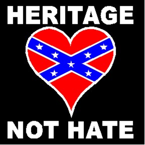 Heritage Not Hate Flag Sticker 77