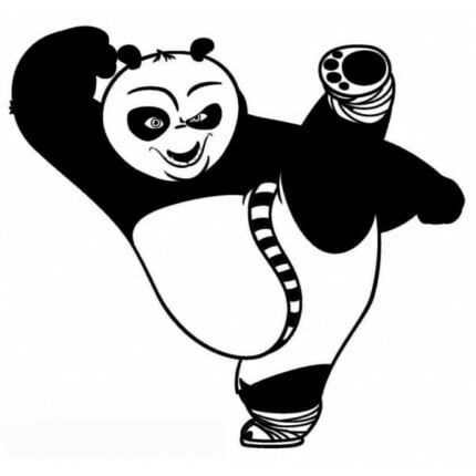 Kung Foo Panda Decal
