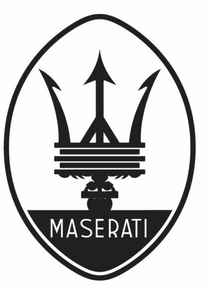 Maserati Diecut Vinyl Logo