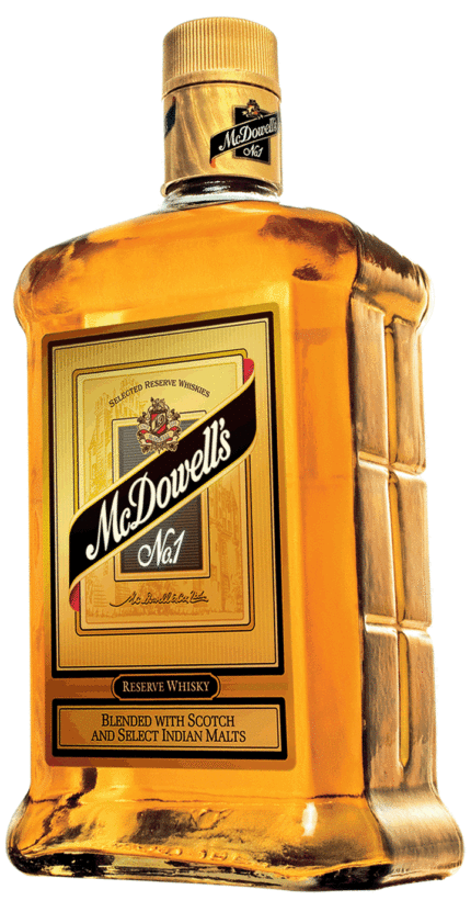 McDowells No 1 Scotch Bottle Sticker