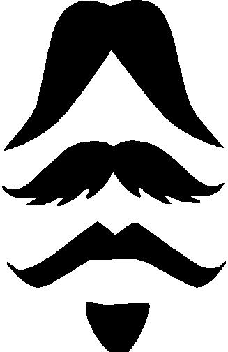Mustache Sticker Set Combo 4