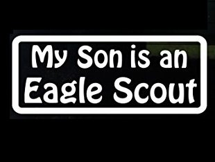my son is an eagle scout die cut decal