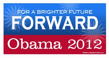 Obama Forward is Brighter Bumper Sticker