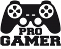 pro-gamer controller die cut decal