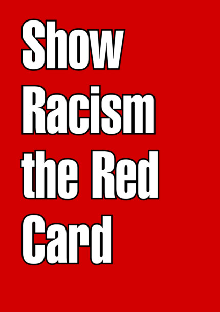 racism red card sticker