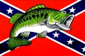 trout with rebel flag sticker 33