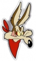 WILE COYOTE yummy ROAD RUNNER STICKER