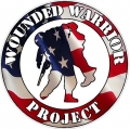 WOUNDED WARRIOR FILLS usa flag sticker