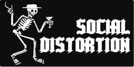 Social Distortion Bumper Sticker