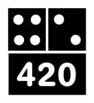 420 Domino Adhesive Vinyl Decal