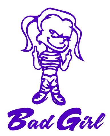 Bad Girl Shirt :: Barbed Heart Bad Girl Logo By CuriousInkling