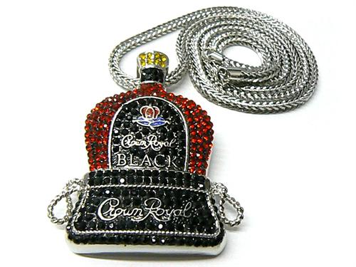 Crown Royal Black Necklace Sticker