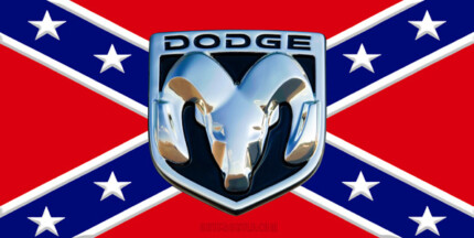 dodge ram rebel flag sticker
