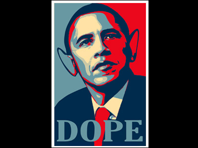 Dope Obama Sticker