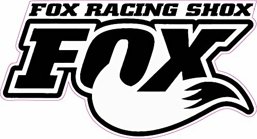F Racing-Shox-White-Tall-Decal - Pro Sport Stickers