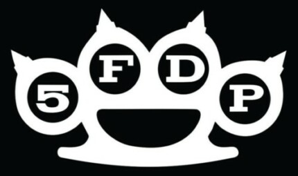 Five Finger Death Punch Band Logo Vinyl Decal Sticker