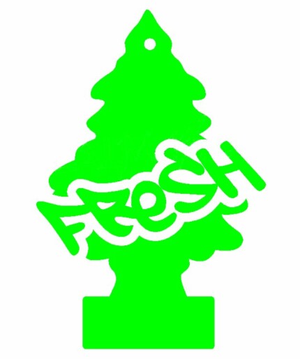 Fresh Freshener Tree sticker