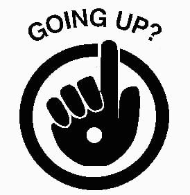 Going up Decal