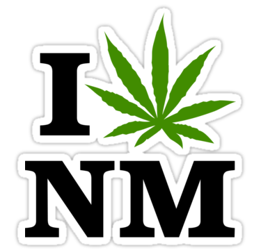 I Marijuana New Mexico Sticker